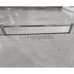 Towel 50cm Fixed material: Inox single, color: Chrome surface: Brushed Towel rails Towel 50cm Fixed material: Inox single, color: Chrome surface: Brushed Towel rails