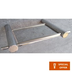 Σαπουνοθήκη από inox επικαθήμενος τύπος, χρώμα: Χρωμέ επιφάνεια: Ματ