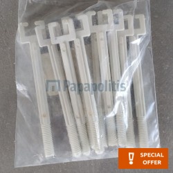 Pop-up lift rod material: Plastic Levers, Pistons