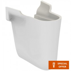 Pedestal Wall-mounted 65cm, color: White Pedestals