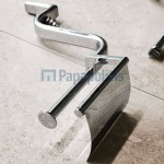 Brush - bin material: Brass Wall-mounted, color: Chrome surface: Glossy Toilet brush holders Brush - bin material: Brass Wall-mounted, color: Chrome surface: Glossy Toilet brush holders