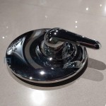 Μπαταρία ντουζιέρας εντοιχιζόμενη εξωτερικό μέρος 1 εξόδου αναμεικτική από ορείχαλκο με πλακέτα, χρώμα: Χρωμέ επιφάνεια: Γυαλιστερή Εντοιχιζόμενες εξωτερικό μέρος