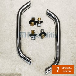 Handle, color: Chrome Grab-bars
