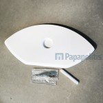 Κάθισμα ντους 1500 Polar από πλαστικό, χρώμα: Λευκό Καθίσματα μπάνιου