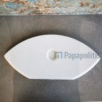 Κάθισμα ντους 1500 Polar από πλαστικό, χρώμα: Λευκό Καθίσματα μπάνιου