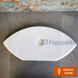 Κάθισμα ντους 1500 Polar από πλαστικό, χρώμα: Λευκό Καθίσματα μπάνιου