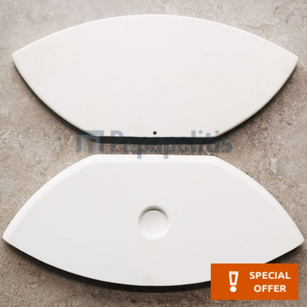 Shower seat material: Plastic, color: White Shower seats Shower seat material: Plastic, color: White Shower seats