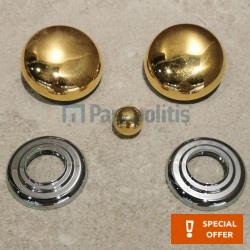 Grip cap material: Brass, color: Gold