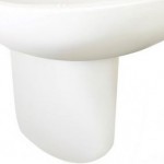 Pedestal Wall-mounted, color: White Pedestals Pedestal Wall-mounted, color: White Pedestals