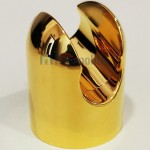 Shower holder Fixed material: Brass, color: Gold surface: Glossy Shower holders