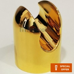 Στήριγμα ντους σταθερό από ορείχαλκο Gold, χρώμα: Χρυσό επιφάνεια: Γυαλιστερή Στηρίγματα ντους