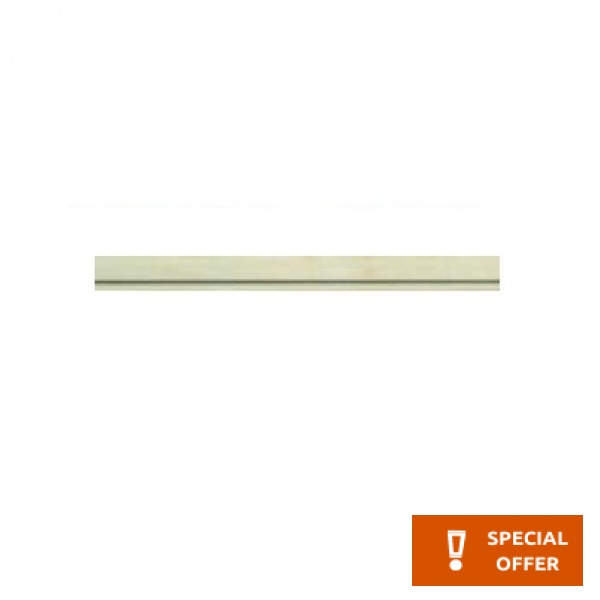 Border (listello) 2,5x34 Italy 1st choice Matita rettificato surface: Glossy, hue: Green Tile Liners (Listello)-Decore
