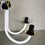 Lighting material: Brass Daylight 4.000° - 4.500° Κ 40W, color: White/Gold surface: Matt Lamps Lighting material: Brass Daylight 4.000° - 4.500° Κ 40W, color: White/Gold surface: Matt Lamps