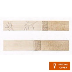 Border (listello) 4x25 Italy 1st choice surface: Matt, hue: Beige Tile Liners (Listello)-Decore