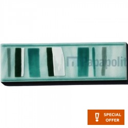 Border (listello) 6x20 Italy 1st choice surface: Matt, hue: Green Tile Liners (Listello)-Decore