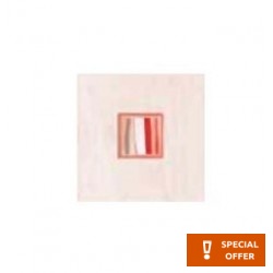 Decor tile 20x20 Italy 1st choice Inserto Pennelatto, hue: Pink Tile Liners (Listello)-Decore