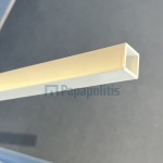 Προφίλ καμπίνας 1,5x1,5x185cm,λευκό από μέταλλο Προφίλ καμπίνας ντουζιέρας Προφίλ καμπίνας 1,5x1,5x185cm,λευκό από μέταλλο Προφίλ καμπίνας ντουζιέρας