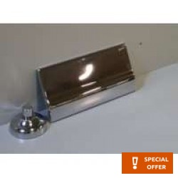Flush wall plates for concealed cistern Actuation material: ABS single flush valve, color: Chrome surface: Glossy Flush plates