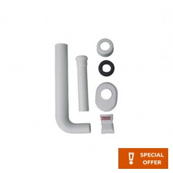 Connector pipe for 10 lt cistern material: Plastic Plumbing pipes