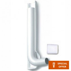 Καμπύλη εντοιχιζόμενου καζανακίου από πλαστικό Εξαρτήματα