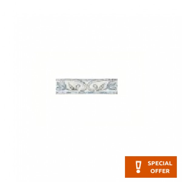 Border (listello) 5x20 Italy 1st choice Angel surface: Glossy, hue: Blue Tile Liners (Listello)-Decore