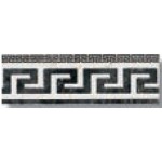Border (listello) 10x31,6 Spain 1st choice surface: Matt, hue: White/Black Tile Liners (Listello)-Decore