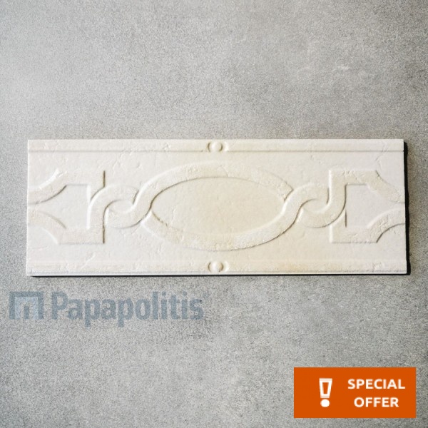 Edging (Listello) Spain 1st choice, hue: Beige Tile Liners (Listello)-Decore Edging (Listello) Spain 1st choice, hue: Beige Tile Liners (Listello)-Decore