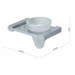 Cupholder material: Brass Wall-mounted, color: Chrome surface: Glossy Tumbler holders Cupholder material: Brass Wall-mounted, color: Chrome surface: Glossy Tumbler holders