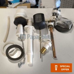 External flush cistern mechanism material: Plastic Fluidmasters