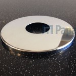 Grip cap solid 1/2 material: Brass, color: Chrome Chrome flanges