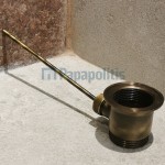 Βαλβίδα χωρίς υπερχείλιση από ορείχαλκο επιφάνεια: Βουρτσισμένη, χρώμα: Μπρονζέ Βαλβίδα χωρίς υπερχείλιση από ορείχαλκο επιφάνεια: Βουρτσισμένη, χρώμα: Μπρονζέ Βαλβίδες