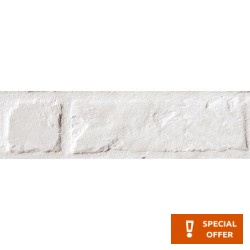 Μπορντούρα (Listello) 7,6x22,8 Ιταλίας Α’ διαλογής, απόχρωση: Λευκό Μπορντούρες-Decore