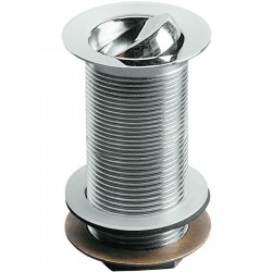 Waste Valve Without overflow material: Brass surface: Glossy, color: Chrome Waste overflows