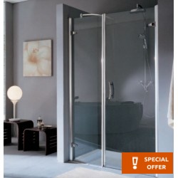 Shower enclosure Linear 85x195 6mm opening surface: Glossy, color: Chrome