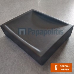 Soap countertop material: Brass, color: Black surface: Matt Soap holders