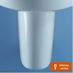 Pedestal Wall-mounted, color: White Pedestals