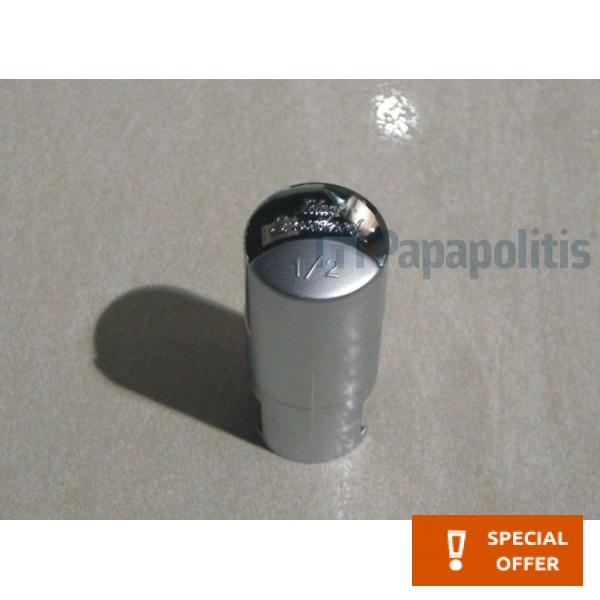 Push button for ceramic cistern, dual flush material: Brass Flush buttons Push button for ceramic cistern, dual flush material: Brass Flush buttons
