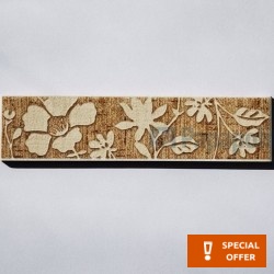 Border (listello) 5x20 Italy 1st choice Ramage surface: Matt, hue: Beige Tile Liners (Listello)-Decore