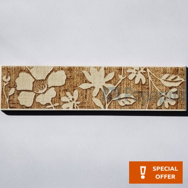 Μπορντούρα (Listello) 5x20 Ιταλίας Ramage Α’ διαλογής επιφάνεια: Ματ, απόχρωση: Μπεζ Μπορντούρες-Decore