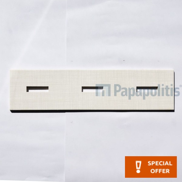 Edging (Listello) 14x56 Italy 1st choice naturale, hue: White Tile Liners (Listello)-Decore