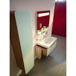 Bathroom mirror, shape: Rectangle 65x70 material: Crystal, color: Wood Oak Mirrors