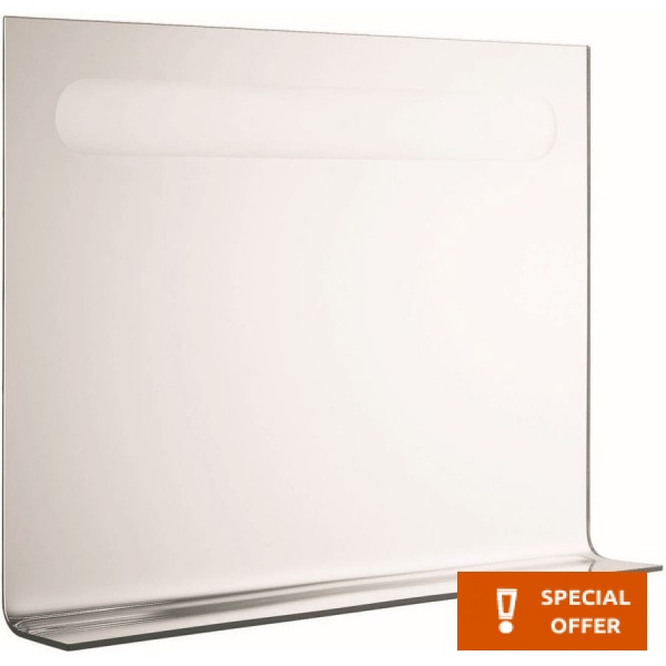 Bathroom mirror, shape: Rectangle 65x70 material: Crystal, color: Wood Oak Mirrors