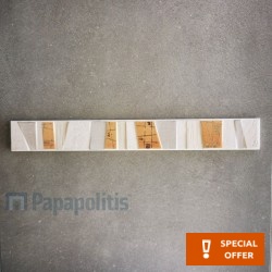 Border (listello) 5x40 Italy 1st choice Intarsio surface: Matt, hue: Mix Tile Liners (Listello)-Decore