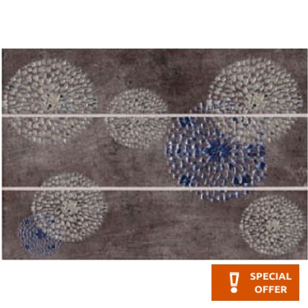 Decor tile 31,6x45 Spain 1st choice, hue: Brown Tile Liners (Listello)-Decore Decor tile 31,6x45 Spain 1st choice, hue: Brown Tile Liners (Listello)-Decore