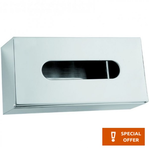 Paper toweling material: Inox, color: Chrome surface: Brushed Kleenex dispensers Paper toweling material: Inox, color: Chrome surface: Brushed Kleenex dispensers