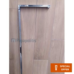 Spout (Nozzle) 102x32 Floor-standing material: Brass, color: Chrome surface: Glossy Bath spouts