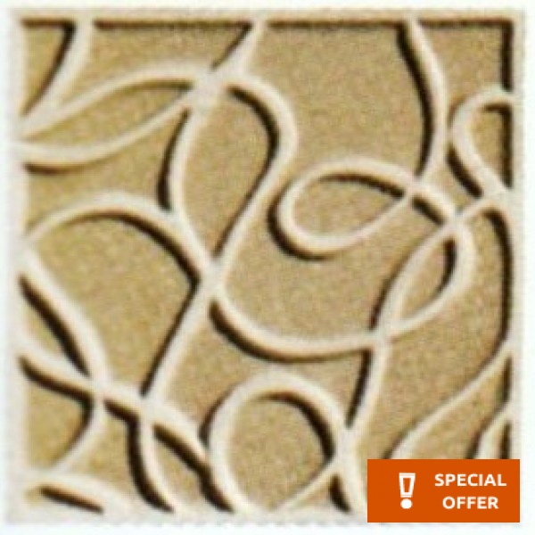 Decore πλακιδίου 10x10 Ιταλίας Α’ διαλογής Filo, απόχρωση: Μπεζ Decore πλακιδίου 10x10 Ιταλίας Α’ διαλογής Filo, απόχρωση: Μπεζ