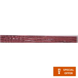 Μπορντούρα (Listello) 2x20 Ιταλίας Trama L.1 Α’ διαλογής επιφάνεια: Γυαλιστερή, απόχρωση: Κόκκινο