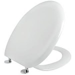 Toilet-seat, style: Wrapover solid for closed-coupled toilet, color: White Toilet seats & covers Toilet-seat, style: Wrapover solid for closed-coupled toilet, color: White Toilet seats & covers