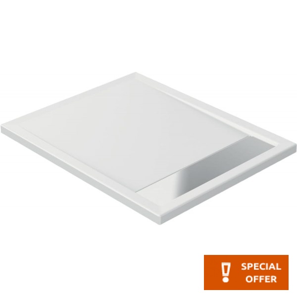 Shower tray Rectangular 100x80 material: Acrylic, color: White surface: Glossy Shower tray Rectangular 100x80 material: Acrylic, color: White surface: Glossy